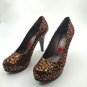 HANDMADE LEATHER PLATFORM WOMAN HEELS